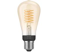 Ampoule connectée Philips Hue White E27 - Filament Edison Blanc G