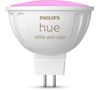 Ampoule connectée - PHILIPS HUE - MR16 - Lumière blanche et colorée - Compatible bluetooth - Fonctionne avec App et voix