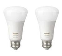 Philips Ampoule LED connectée Hue White & Color Ambiance E27 pack de 2 800 lm Blanc
