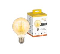 Konyks Ampoule connectée Antalya Style G80-E27 – Wi‑Fi + Bluetooth – Blanc réglable 7W