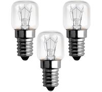 Ampoule de Four E14 - Résistante à 300 °C, Blanc Chaud 2300K - Lot de 3 Unités