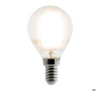 Ampoule déco e filaments LED sphérique E14 4W - Blanc chaud - 400lm 2700K - Zenitech