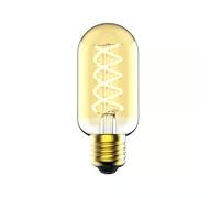 Ampoule DECO - E27 T45 Spiral Dimmable, verre ambré - blanc chaud 2200k 400l. - Nordlux