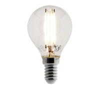 Zenitech - Ampoule déco filament LED sphérique 4W E14 470lm 2700K - Blanc chaud