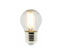 Zenitech - Ampoule déco filament LED sphérique 4W E27 470lm 2700K - Blanc chaud blanc G