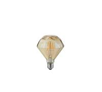 Ampoule décorative LED diamant ambrée E27 4W 320 lm blanc chaud Trio
