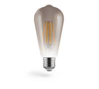 Ampoule décorative LED - XAVAX - E27 420 lm 8W - Verre teinté fumé - Blanc chaud - Intensité réglable