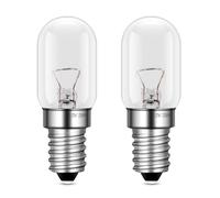 Ampoule E14 12V Dimmable, 2700K Blanc Chaud, 250 Lumens, Forme T22, Ampoule à Caravan E14, pour Caravane Veilleuse, Camping-Car, Bateau, Camion, Réfrigérateur, Lampe de Sel, Lot de 2