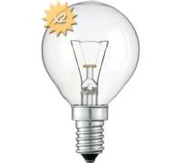 Ampoule E14 P45 25w 230 volts x2
