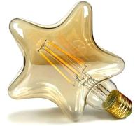 Ampoule E27 G125 4W étoile cristal 2700K