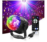 AMPOULE ECLAIRAGE DE SCENE Boule Disco,Gvoo 6 Couleur Lampe de Sc&egrave ne Jeu de Lumiere Lumi&egrave re F&ecirc te 5W LED 7 RG10