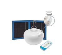 Ampoule extérieure rechargeable solaire et USB - NEWGARDEN - Cherry - 900lm max - 2700k - IP54