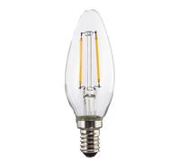 Ampoule filam. LED, E14, 250lm rempl. 25W, amp. boug., blc chd, trsp.