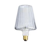 Ampoule Filament Led Déco Verre Ciselé Cône, Culot E27, 300 Lumens, Blanc Chaud