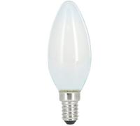 Ampoule Filament Led, E14, 250lm Remp. 25w, Amp. Bougie, Mate, Blc Chd