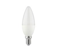 Ampoule Flamme E14 - Dépolie - Blanc chaud - 2700K - Lot de 2 - 25W