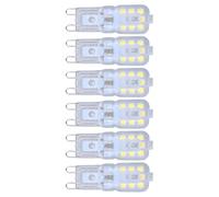 Ampoule G9 à économie D'énergie, Variable LED 3W, pour Lustre, Lampe de Table, 6 Pièces avec Protection des Yeux (Blanc 6000K-6500K 220V)