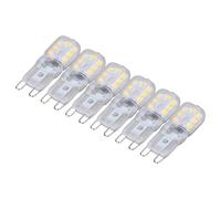 Ampoule G9 à économie D'énergie, Variable LED 3W, pour Lustre, Lampe de Table, 6 Pièces avec Protection des Yeux (Lumière naturelle 220V)
