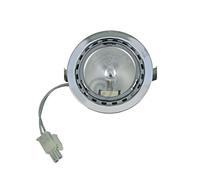 Ampoule halogène compatible avec Bosch 00175069 G4 20 W 12 V avec boîtier pour hotte aspirante.