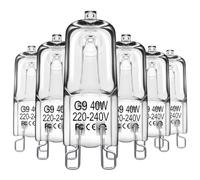 Ampoule Halogène G9 Pour Four, 6 Pièces 40W 230V 560LM Dimmable Blanc Chaud | Ampoule Four 300 Degré, les fours à micro-ondes, Lustres, Lampes de Paysage