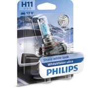 Ampoule halogène PHILIPS H11 WhiteVision Ultra 12V, 55W, 1 pièce