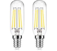 Ampoule Hotte Aspirante 40W de Remplacement Incandescent, E14 T25 LED 4W Ampoule de hotte, Blanc, 6000K, Paquet de 2