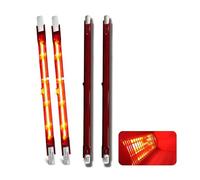 Ampoule Infrarouge 1500W Dimmable, Ampoule Chauffante Infrarouge R7s 1500W 254mm, 240V Lampe Halogène Chauffage Quartz 1500LM, Tubes Ru e Patio pour Chauffage Heatmaster U3, 10mm Ø, Paquet de 4