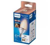 Ampoule intelligente Philips Vela C37 E14 4.9W blanc dimmable 470 lm
