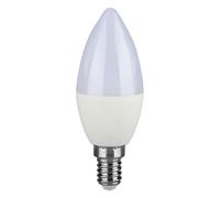 Ampoule LED 7 Watt E14 bougie 600 lumens 3000 K luminaire éclairage VTAC 111