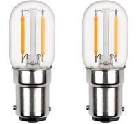 Ampoule LED B15d 220V Blanc Froid 6500K pour Machine à Coudre 150LM 2W Remplace Lampe Halogène B15d 15W lot de 2