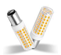 Ampoule LED B15D 7W Dimmable Remplacement de l'ampoule halogène Osram Halolux Ceram 75W B15D, pas de scintillement, 230V, 700 lumens, blanc chaud 3000K, angle de rayonnement de 360°, pack de 2