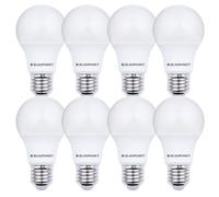 Ampoule LED Blaupunkt Classique A60, culot à vis E27, 12W, remplace ampoule 100W blanc naturel 4000K, lumière naturelle neutre jour, Intensité non variable, 1260 lumens intérieur, lot de 8