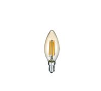 Ampoule LED bougie ambrée E14 4W 2700K 400 lm Trio