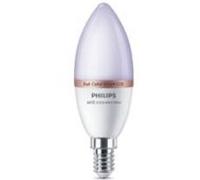 Ampoule LED bougie connectée PHILIPS - WIZ - EyeComfort - multicolore - 4,9W - 470 lumens - E14 - 93208 Multicolore G