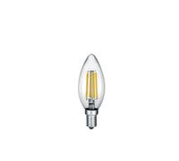 Ampoule LED bougie transparente E14 4W 470 lm blanc chaud 2700K dimmable