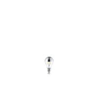 Ampoule LED boule chromée E27 4W 420 lm blanc chaud 2800K decorative intérieure