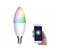 : Ampoule LED connectée E14 / RVB CCT / 5,5 W LAV-155.rgbw