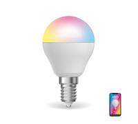KOZII, Ampoule LED Connectée SMD E14 P45 Opaque 6W, Ampoule Connectée E14 avec Variation de Couleur et Luminosité, Compatible Alexa et Google Home, 400 Lm, Économie d'Énergie et Longue Durée de Vie.