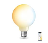 Ampoule LED connectée KOZii, éclairage multi-blancs, Filament E27 G125 Opaque 7W cons.