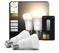 Philips Hue Ampoule LED connectée A60 AABUO37070 E27 1100 lm 2700K Dimmable Pack de 2 Blanche