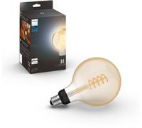 Ampoule LED connectée PHILIPS HUE E27 White Ambiance Globe G. Filament