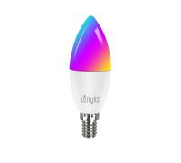 Ampoule LED connectée Wi-Fi + BT, LED E14, Couleurs + blanc réglable - Antalya E14 Max Easy