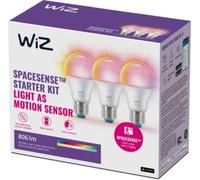 Ampoule LED connectée WIZ E27 Couleur 60W pack de 3