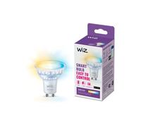 Ampoule LED connectée WiZ GU10 5W 345 lm Wi?Fi lumière blanche et couleurs Blanc