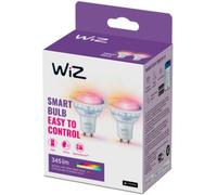 Ampoule LED connectée WIZ GU10 Couleur 50W pack de 2