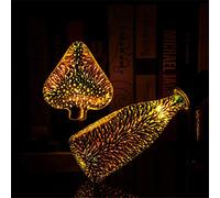 Ampoule LED de Feu D'artifice 3D, Lampe Décorative Vintage Colorée, pour Fêtes, Mariages, Décoration de Maison, E27 4W (577)