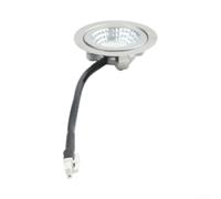 Ampoule LED de rechange pour hotte aspirante 12 V, lampe ronde de 1,5 W avec couvercle transparent, éclairage d'extracteur de cuisine standard pour la plupart des modèles de systèmes 12 V