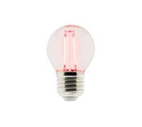 Zenitech - Ampoule LED déco filament Rouge 3W E27 sphérique - Elexity Rouge G