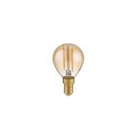 Ampoule LED décorative ambre culot E14 2W 2700K 225 lm globe Trio