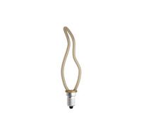 Ampoule LED Décorative Filament | Cœur Étoile Globe Spirale Carré Tube Flamme | E27 E14 4W 8W | Blanc Chaud 2700K | Vintage Rétro | Salon Chambre Café Restaurant Bar Hôtel Mariage Noël Loft (Style 1)